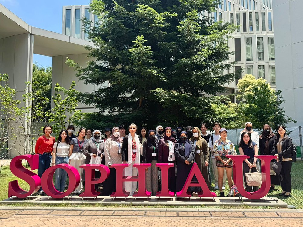 Campus tour at Sophia University’s Yotsuya Campus